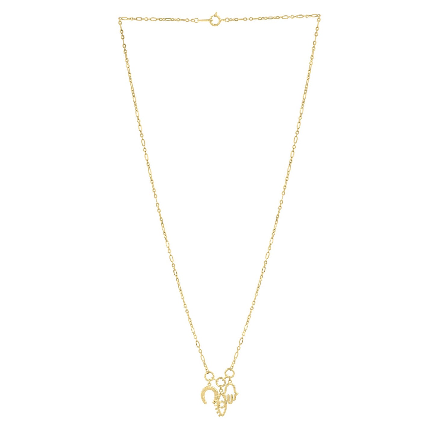 14K Gold Lucky Charms Necklace