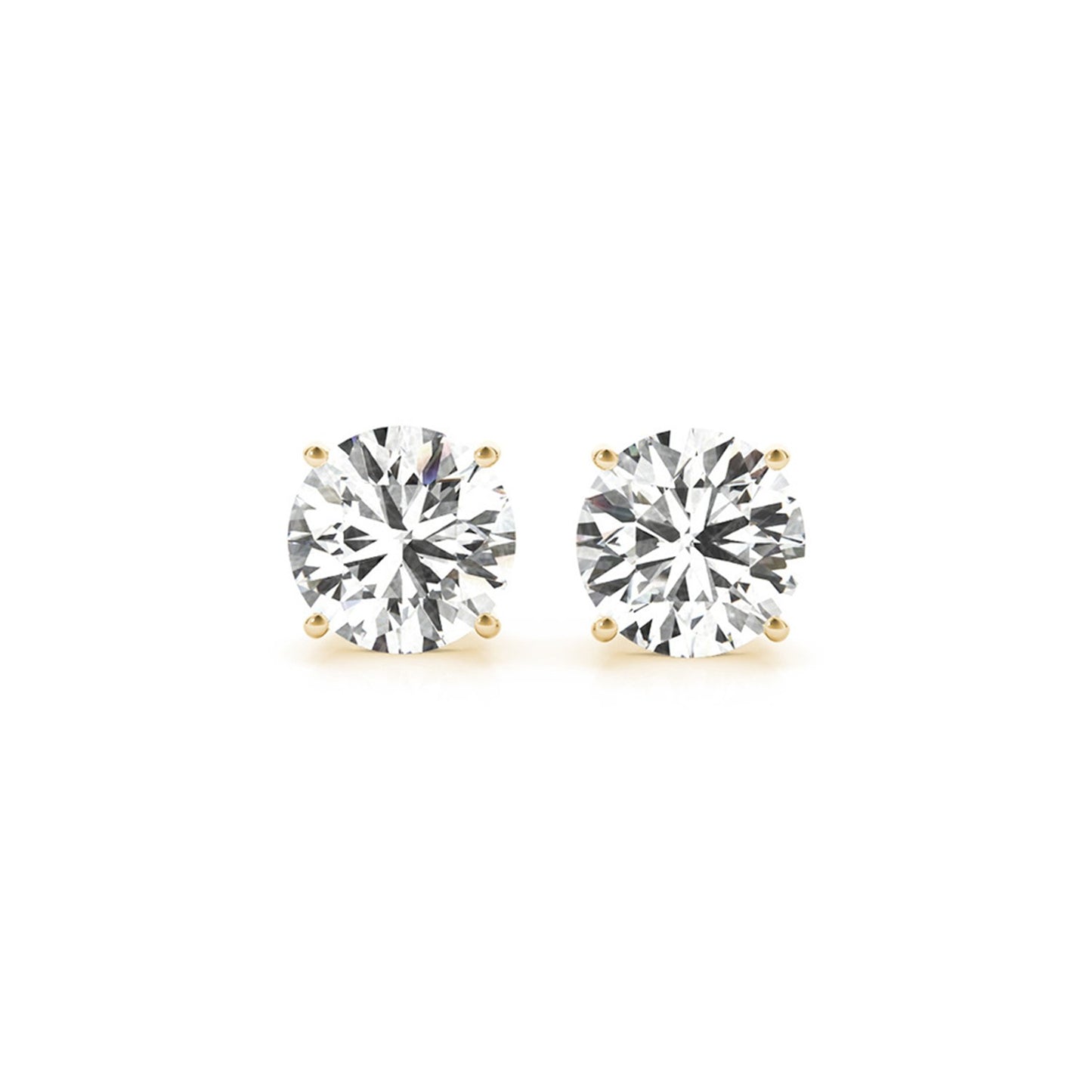 Lab Grown Diamond Stud Earrings- 4 cttw Certified IGI (G/VS2)