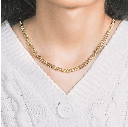 14k Gold Semi Solid Miami Cuban Chain (5.00 mm)