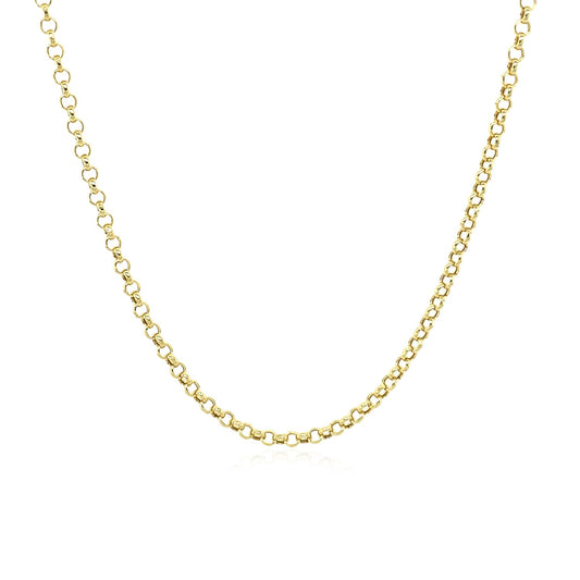 10k Gold Rolo Chain (1.90 mm)