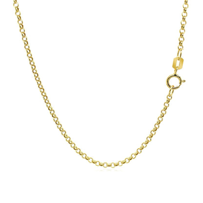 10k Gold Rolo Chain (1.90 mm)