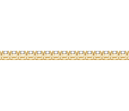 Lab Grown Round Diamond Tennis Bracelet in 14k Gold (10 cctw F/G  VS2/SI1)