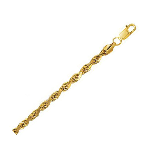 10k Gold Lite Rope Bracelet (5.00 mm)