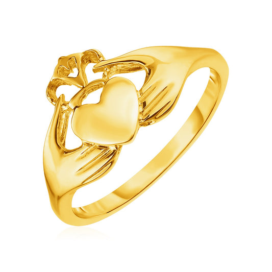 14k Gold Claddagh Ring (1.60 mm)