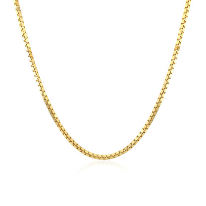14k Gold Classic Box Chain (1.40 mm)