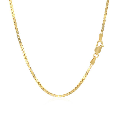 14k Gold Classic Box Chain (1.40 mm)