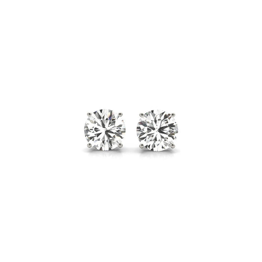 1 1/2 Cttw Certified IGI Lab Grown Round Diamond Stud Earrings (G/VS2)
