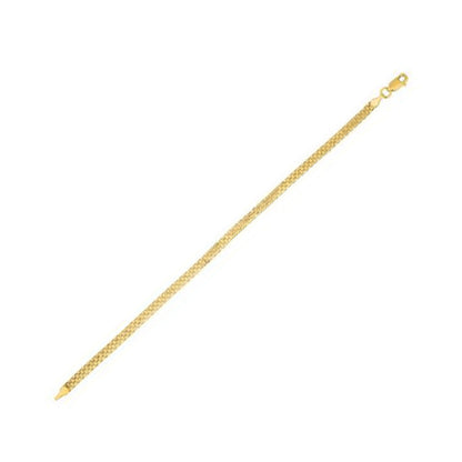 14k Gold Bismark Bracelet (3.50 mm)