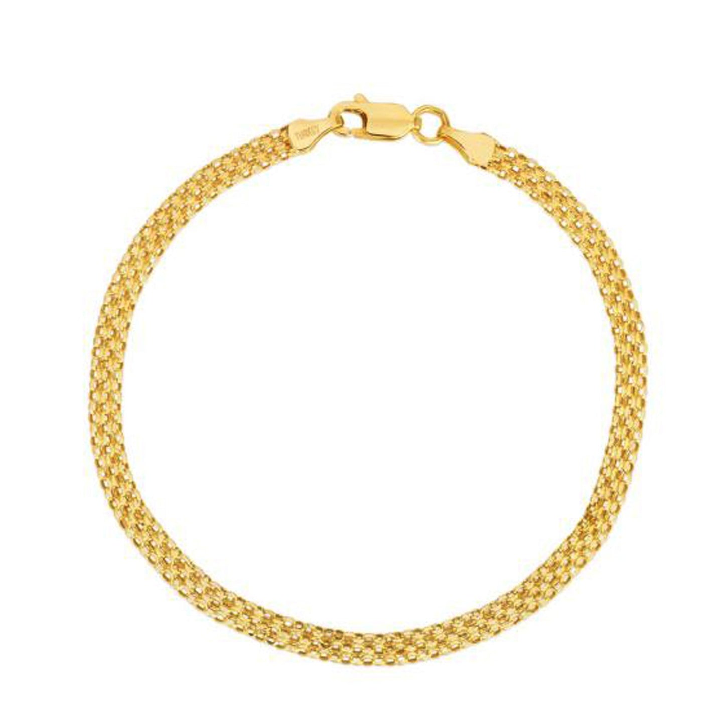 14k Gold Bismark Bracelet (3.50 mm)