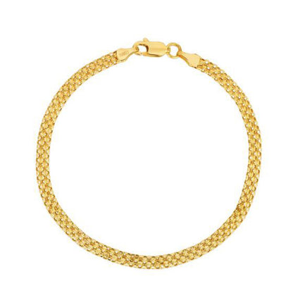 14k Gold Bismark Bracelet (3.50 mm)