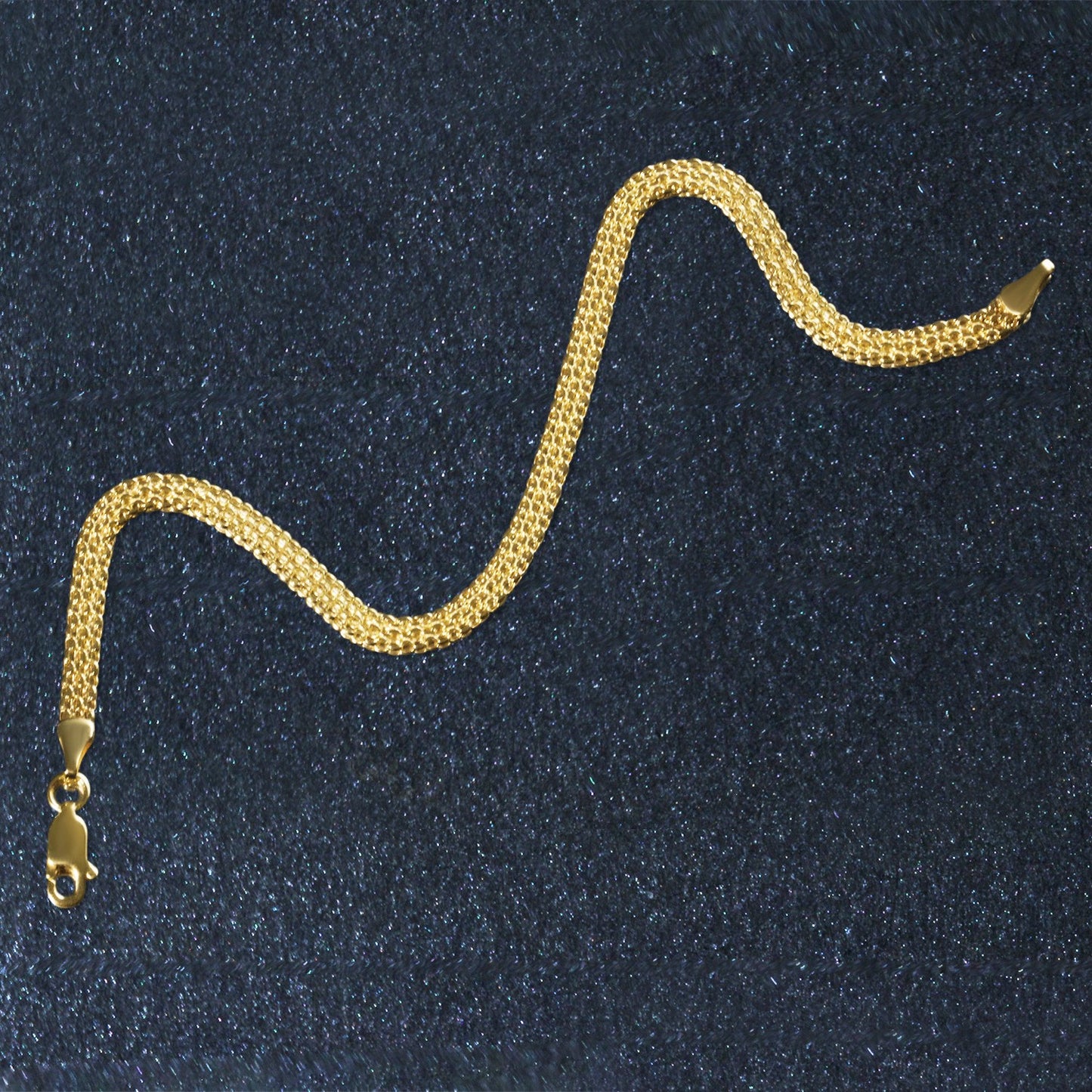 14k Gold Bismark Bracelet (3.50 mm)