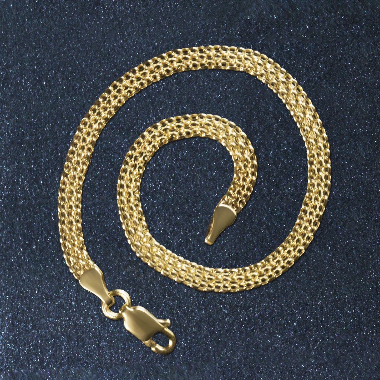 14k Gold Bismark Bracelet (3.50 mm)