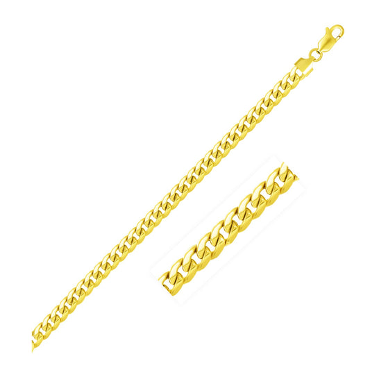 10k Gold Light Miami Cuban Bracelet (5.50 mm)