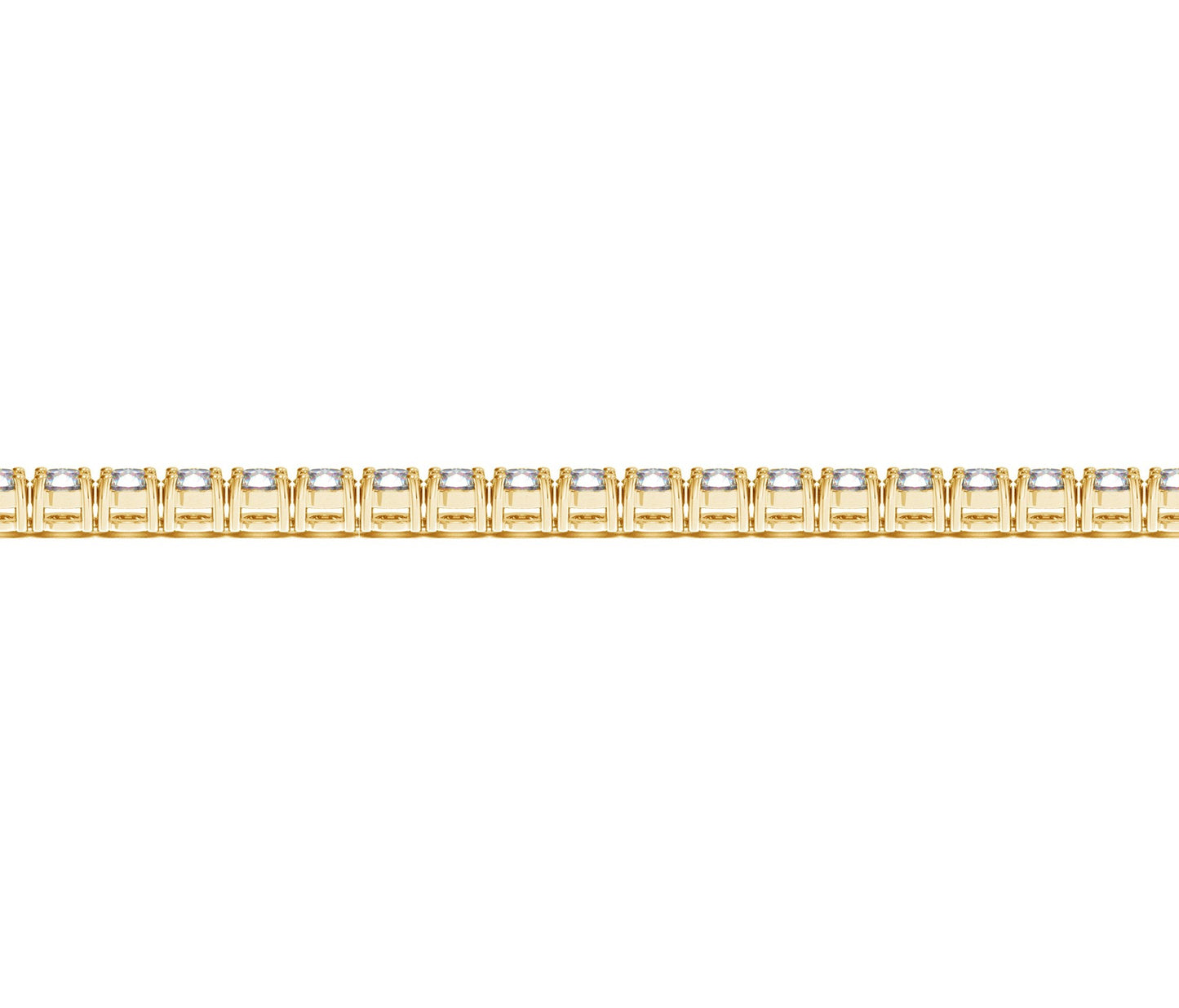 Lab Grown Round Diamond Tennis Bracelet in 14k Gold (5 cctw  F/G VS2/SI1)