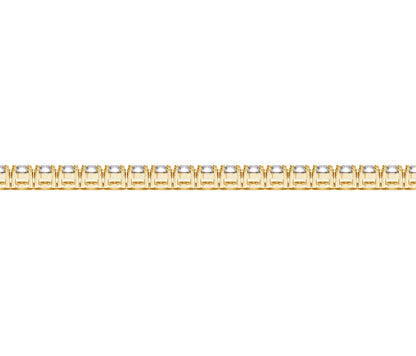 Lab Grown Round Diamond Tennis Bracelet in 14k Gold (5 cctw  F/G VS2/SI1)