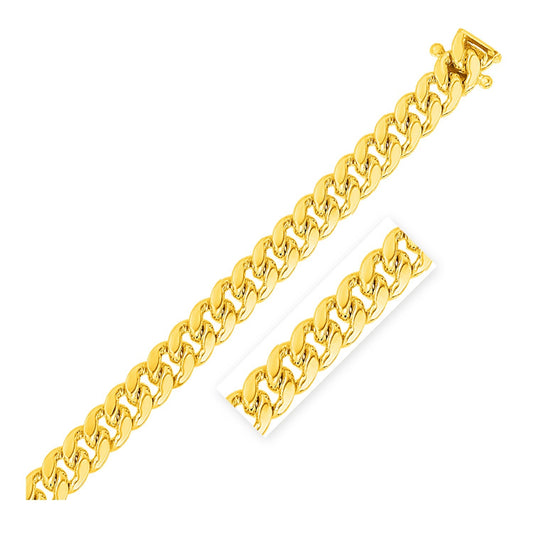 14k Gold Classic Miami Cuban Bracelet (10.10 mm)