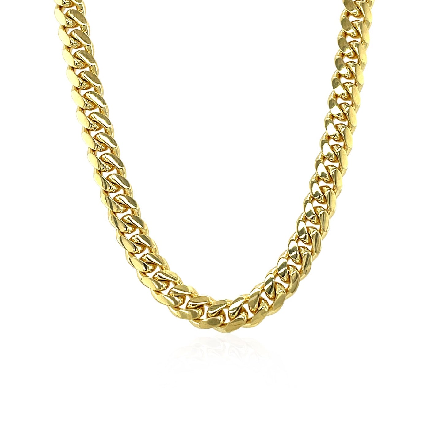 14k Gold Classic Miami Cuban Solid Chain (5.00 mm)