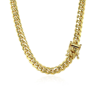 14k Gold Classic Miami Cuban Solid Chain (5.00 mm)