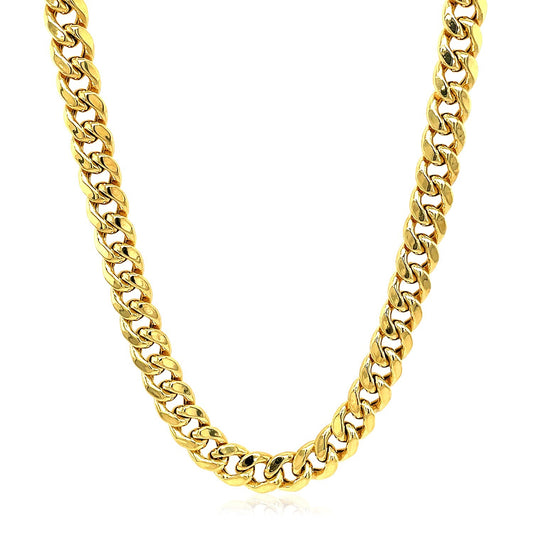 10k Gold Semi Solid Miami Cuban Chain (5.00 mm)