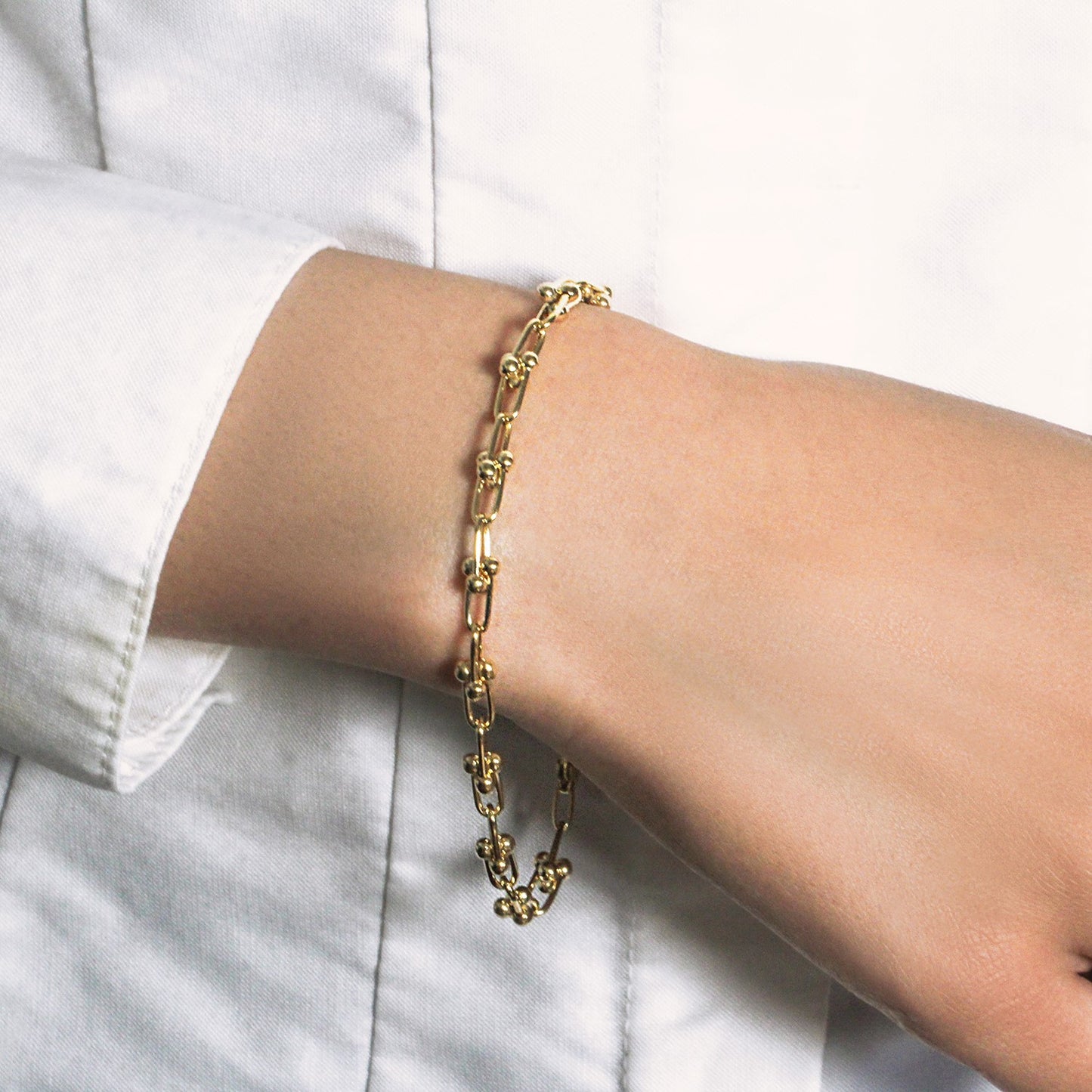 14k Gold 7 1/2-inch Jax Chain Bracelet (3.00 mm)