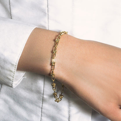 14k Gold 7 1/2-inch Jax Chain Bracelet (3.00 mm)
