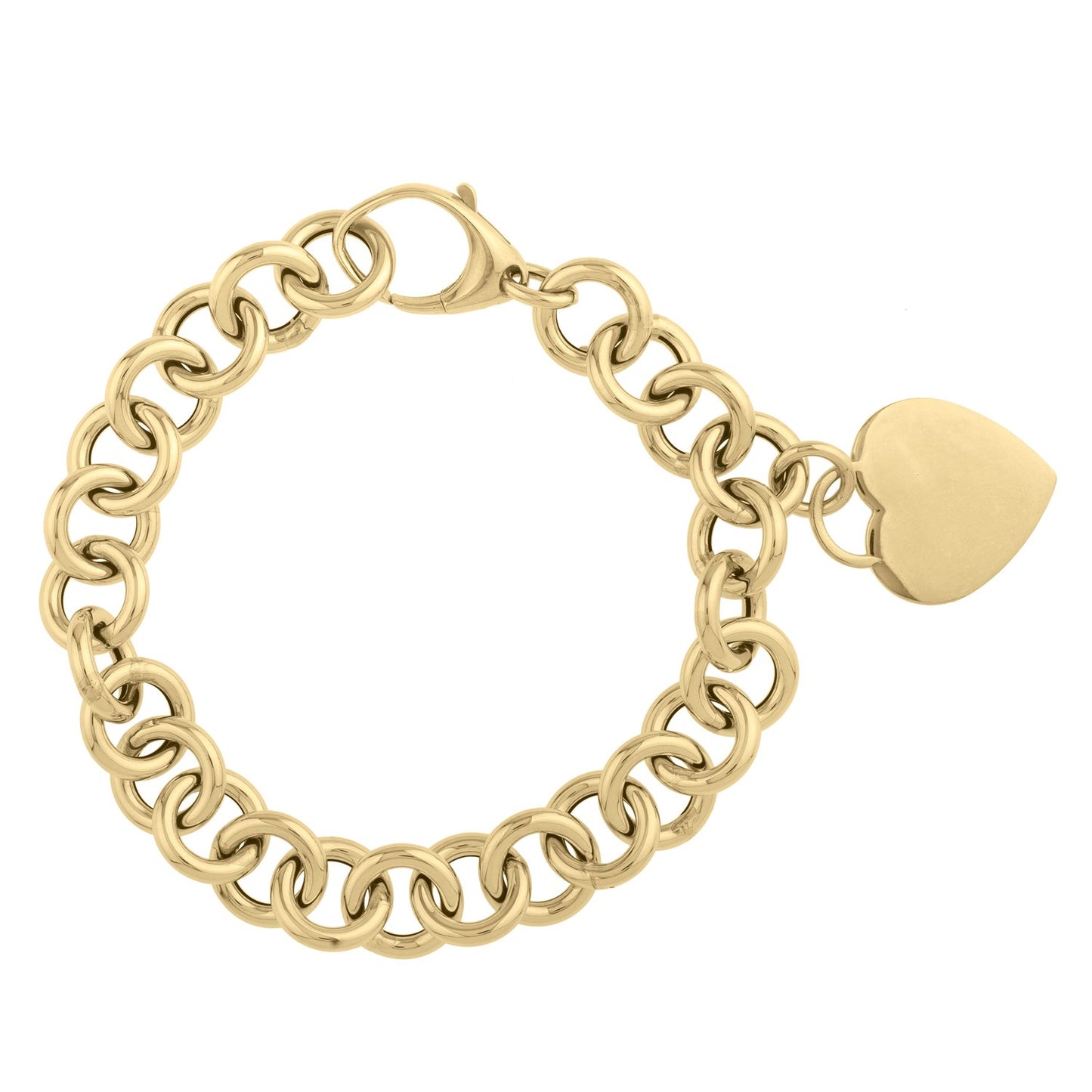 14k Gold 7 1/2-inch Rolo Link Bracelet (11.40 mm)