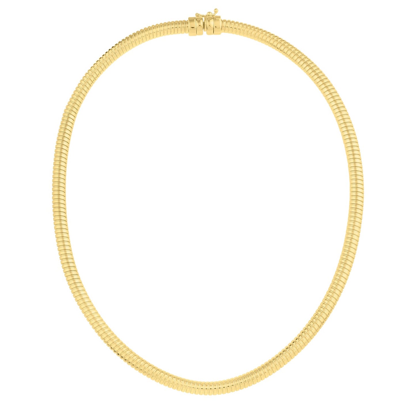 14k Gold Tubogas Necklace (5.00 mm)