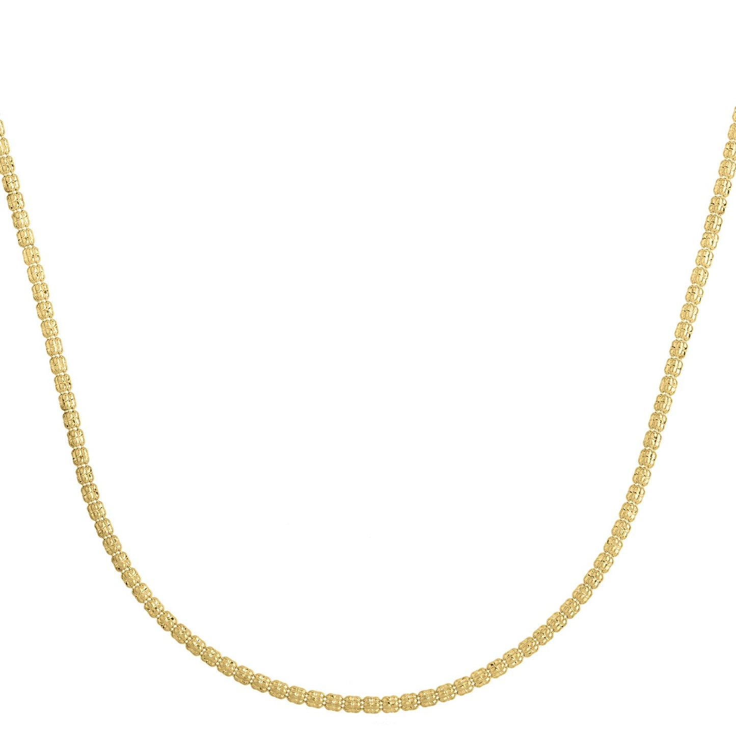 Ice Barrel Chain in 14k Gold (2.70 mm)