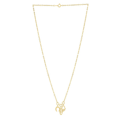 14K Gold Lucky Charms Necklace