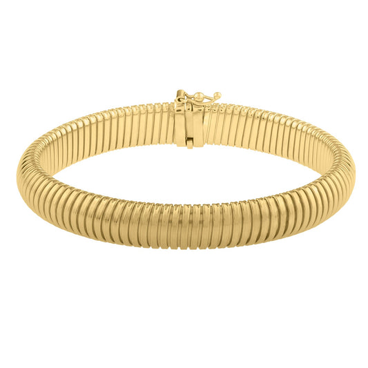 14k Gold Tubogas Bracelet (9.00 mm)