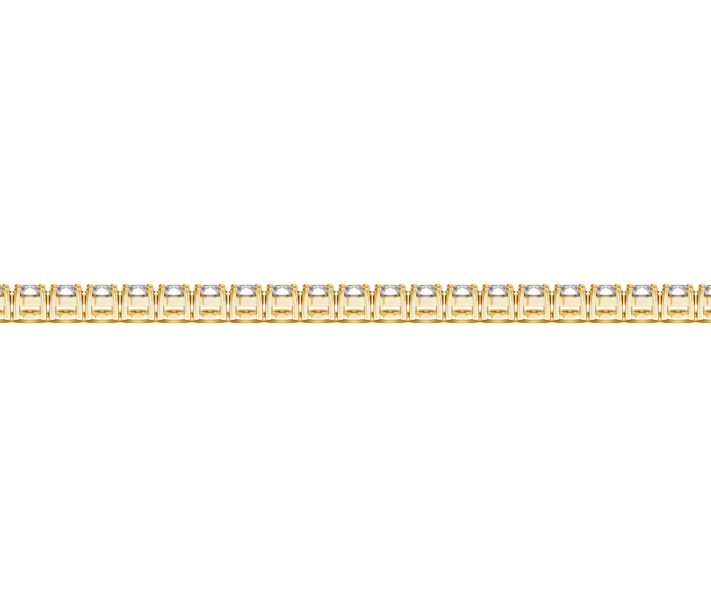 Lab Grown Round Diamond Tennis Bracelet in 14k Gold (4 cctw F/G  VS2/SI1)
