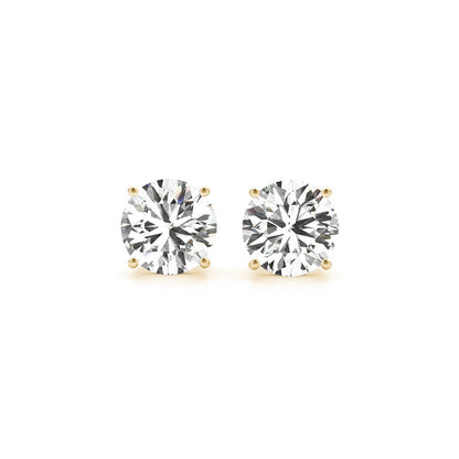 Lab Grown Diamond Stud Earrings- 4 cttw Certified IGI (G/VS2)