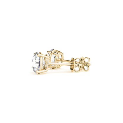 Lab Grown Diamond Stud Earrings- 4 cttw Certified IGI (G/VS2)