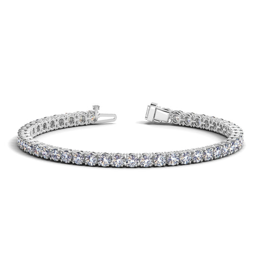 Lab Grown Diamond Tennis Bracelet in 14k White Gold (8 cctw F/G VS2/SI1)