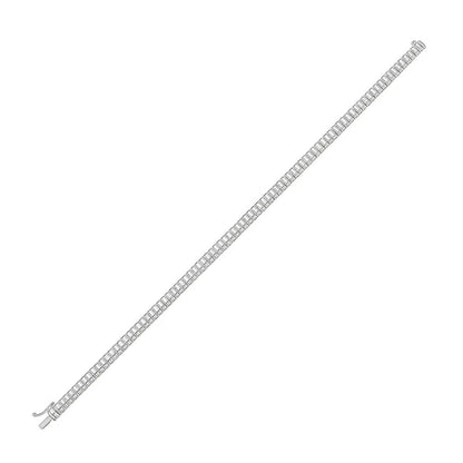 14K White Gold Mini Diamante Bracelet (4.00 mm)