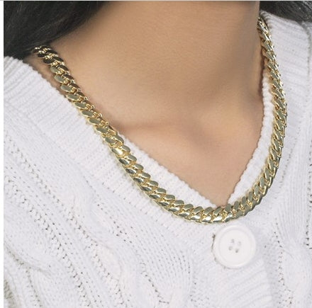 14k Gold Classic Miami Cuban Solid Chain (10.10 mm)