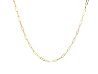 14K Yellow Gold Fine Paperclip Chain (1.20 mm)
