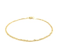 10k Yellow Gold Singapore Bracelet (1.50 mm)