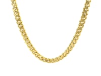 14k Gold Classic Miami Cuban Solid Chain (5.00 mm)