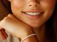 Lab Grown Round Diamond Tennis Bracelet in 14k Gold (5 cctw  F/G VS2/SI1)