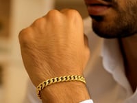 10k Gold Classic Miami Cuban Solid Bracelet (7.10 mm)