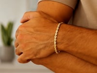 10k Gold Lite Rope Bracelet (5.00 mm)