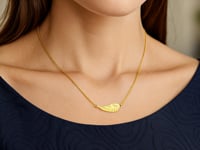14K Gold Angel Wing Necklace