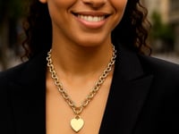 14k Gold Rolo Link Necklace (11.40 mm)