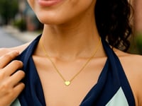 14k Gold Mini Heart Necklace