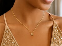 14K Gold Leo Necklace